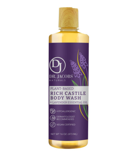 Plant-Based Rich Castile Body Wash+Lavender Essential Oil*DR.JACOBS NATURALS 473ml