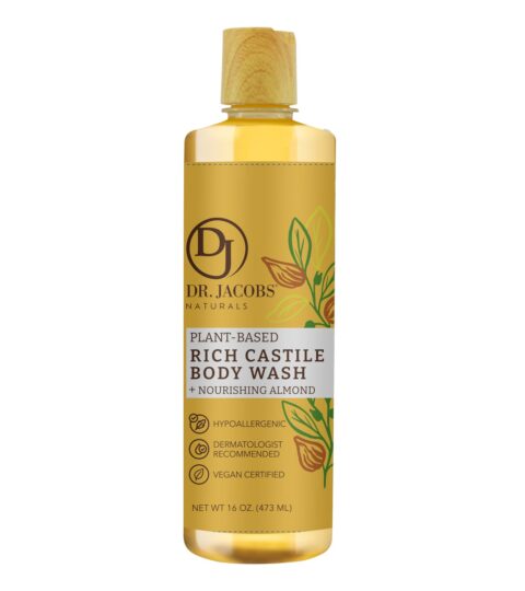 Plant-Based Rich Castile Body Wash+Nourishing Almond*DR.JACOBS NATURALS 473ml