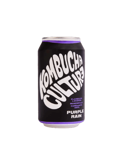 Lavender & Bluebell Chamomile Flowers..PURPLE RAIN CLASSIC ..Kombucha Culture 355ml