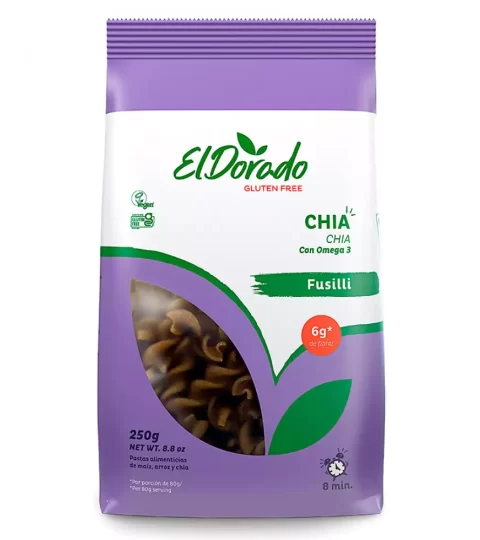 Fusilli Pasta**CHIA**GLUTEN FREE**El Dorado 8.8oz