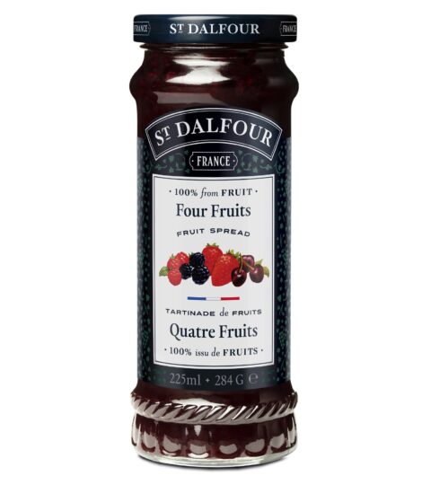 Four Fruit Marmalade (blackberry, Red Raspberry, Strawberry, Black Cherry)..St. Dalfour 284g..