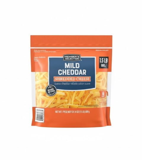 Shredded Mild Cheddar Cheese*Member’s Selection 24 Oz