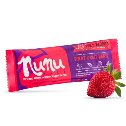 Wild Berries Fruit & Nut Bars..Vegan-GF..Nunu Bars 40g