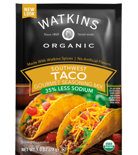 Organic Gourmet Seasoning Mix*SOUTHWEST TACO*Watkins 28g
