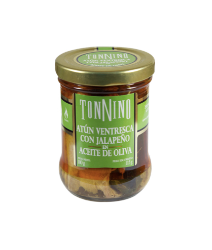 Jalapeno Tuna Steaks ..IN OLIVE OIL..TONNINO 180g