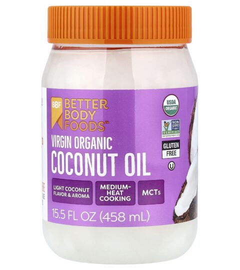Virgin Organic Coconut Oil*Better Body Foods 458ml