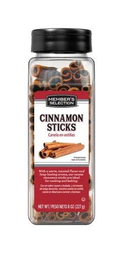 Cinnamon Sticks ..Member’s Selection 9oz