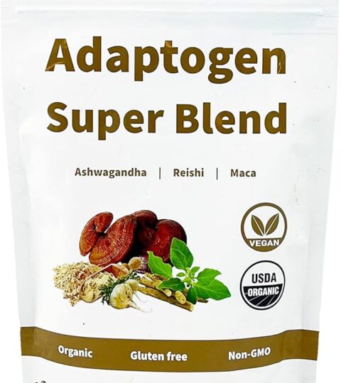 Organic Adaptogen Super Blend*Ashwagandha*Reishi*Maca-Cherie Sweet Heart 6 Oz