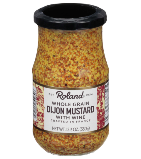 Dijon Mustard-Grained With Wine..Roland 12.3 Oz