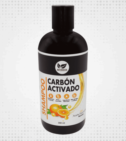 Charcoal Activated Shampoo*SULFATE FREE*Natura506 350ml