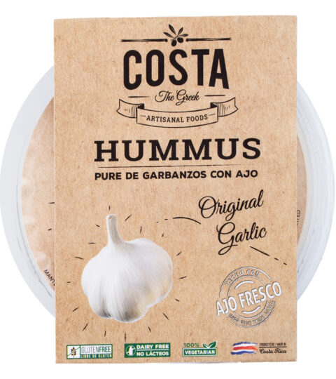 Original Garlic Hummus ..The Greek Artisanal Foods 8oz