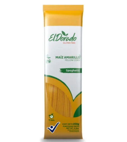Spaghetti**YELLOW CORN**GLUTEN FREE*El Dorado 250g