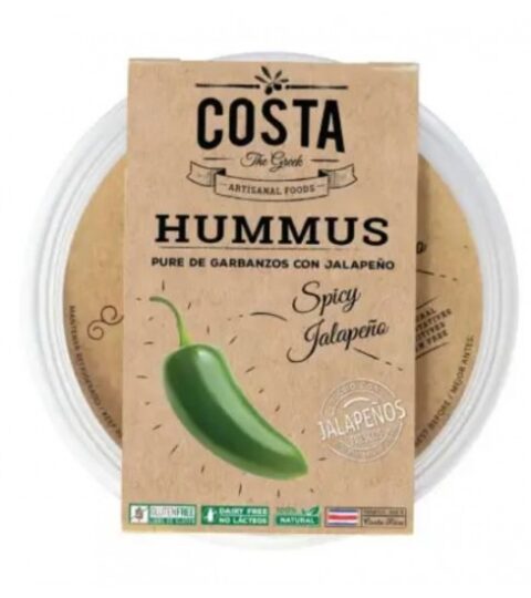 Spicy Jalapeno Hummus ..The Greek Artisanal Foods 8oz