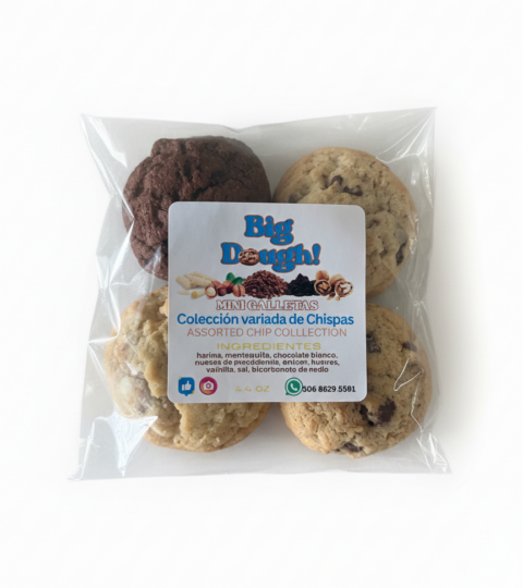 Peanut Butter Chocolate Chip Cookies*MINI*BIG DOUGH! 4.4 Oz