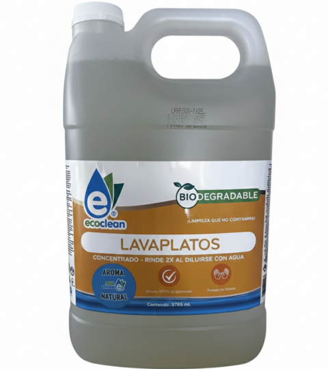 Biodegradable Dishwasher**NO SMELL**Ecoclean 3785ml