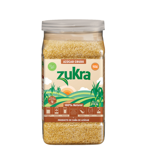 Costarican Crude Sugar*100% NATURAL*Zukra 2 Kg