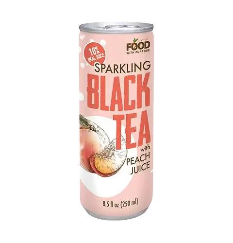 Sparkling White Tea*PEACH JUICE* Food With Purpose 250ml
