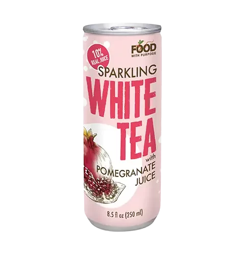 Sparkling White Tea*POMEGRANATE JUICE*Food With Purpose 250ml
