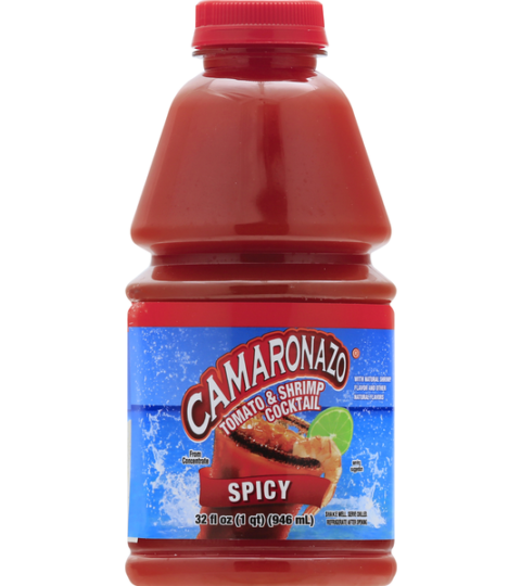 Tomato & Shrimp Cocktail*SPICY*LOWER SODIUM*Camaronazo 946ml