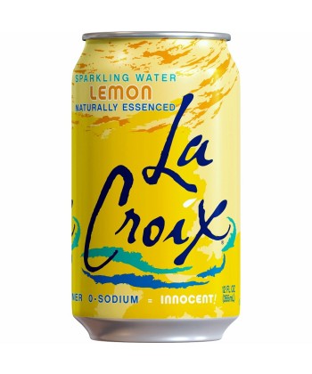 Sparkling Water*Naturally Essenced LEMON*La Croix 355ml